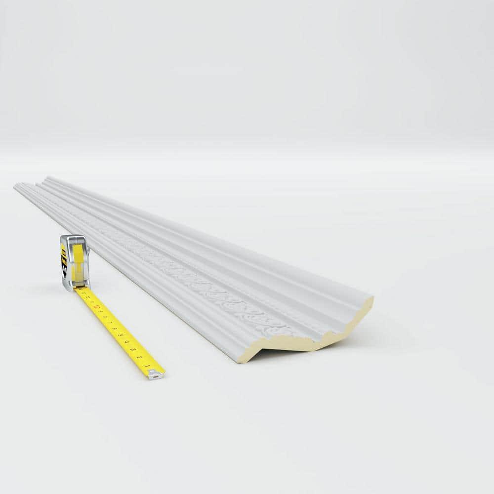 Ekena Millwork SAMPLE - Endurathane Washington Crown Moulding, 5 3/4"H x 3 1/8"P x 6 1/2"F x 12"L, (2" Repeat)