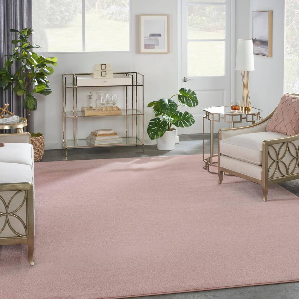 Nourison Essentials Easy Care Indoor Outdoor Area Rug - Pink 10' x 14'