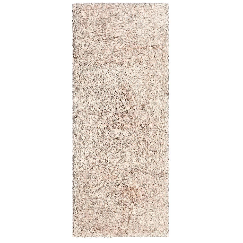 Blush Cotton High-Pile 24" x 60" Bath Rug
