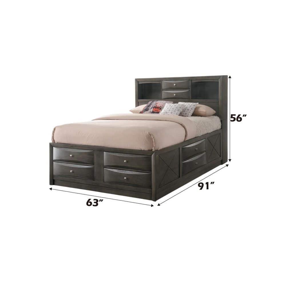 Wildon Home® Elyne Bookcase Storage Bed