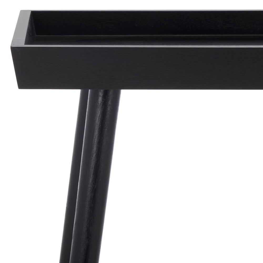 Nonie Tray Accent Table - Black - Safavieh