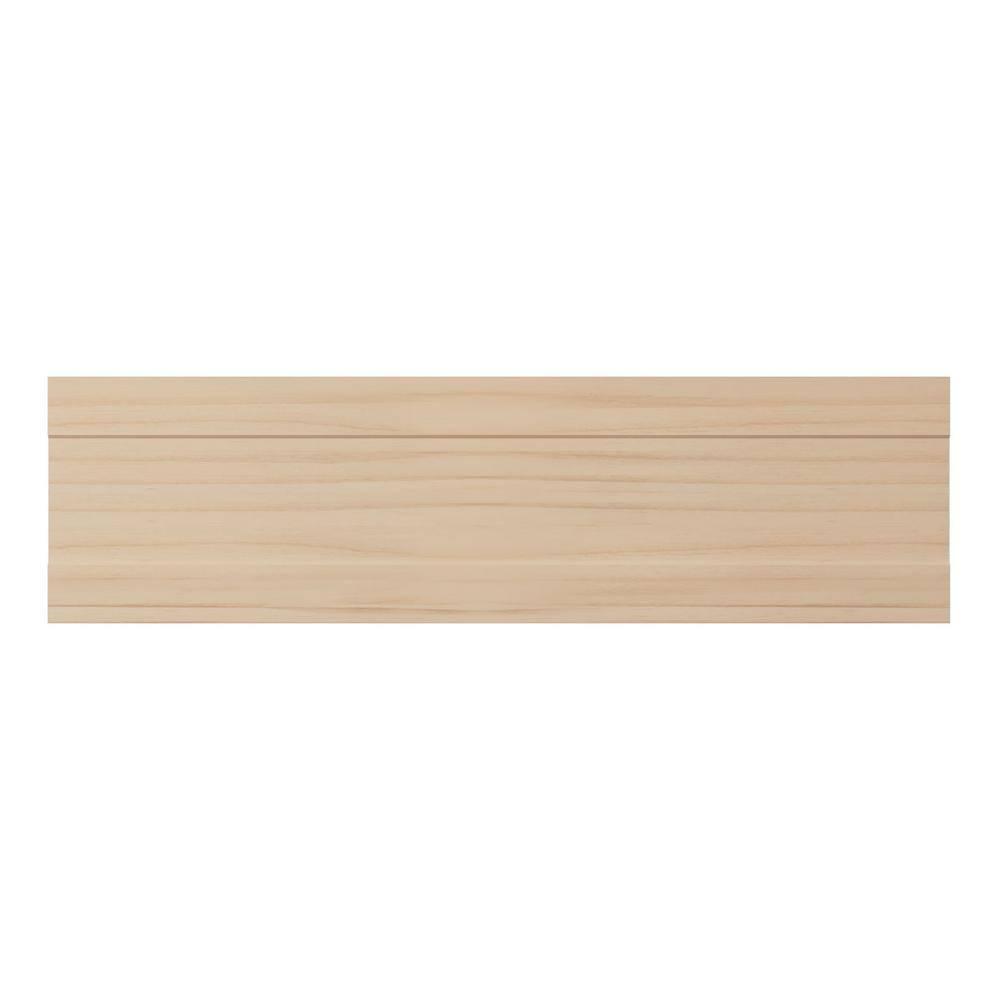 Ekena Millwork WM392 1"D x 2 3/8"W x 96"L Solid Wood Stain Chair Rail Molding