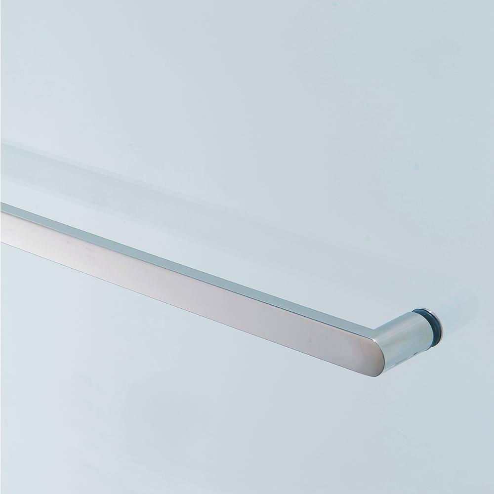 56"-60 ‘W x 75’ Aluminum Framed Single Slide Design Shower Door
