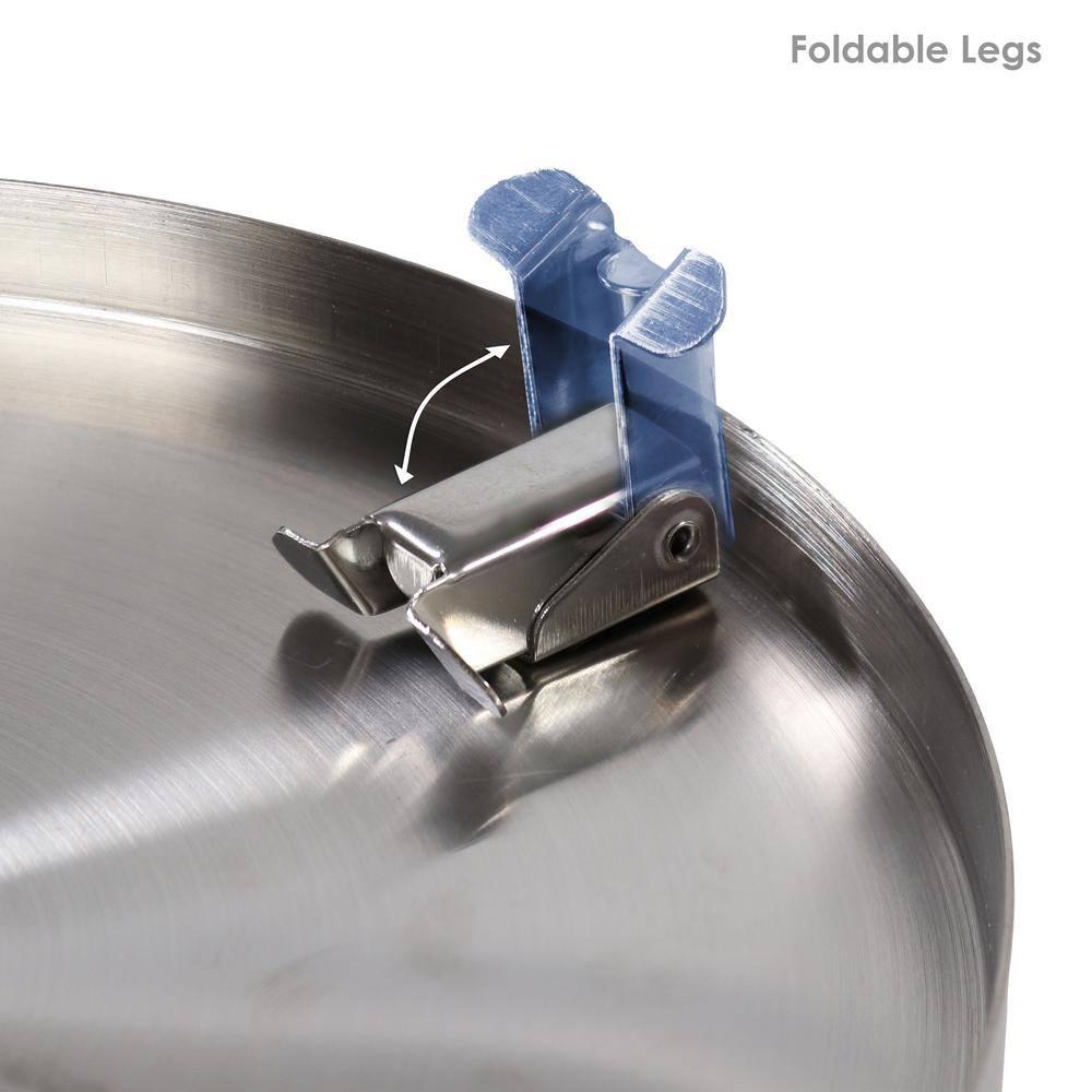 Sunnydaze Stainless Steel Tabletop Smokeless Fire Pit