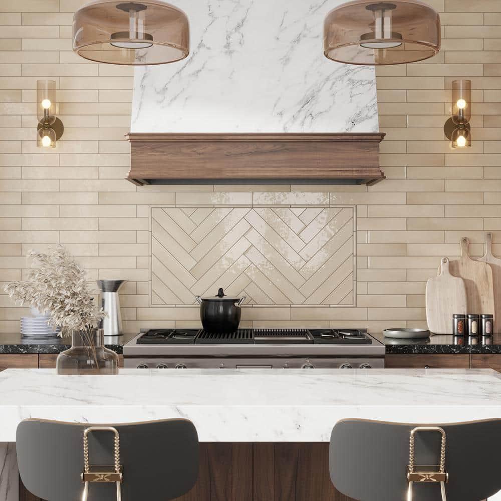 2.56'' W x 15.75'' L Ceramic Subway Singular Tile
