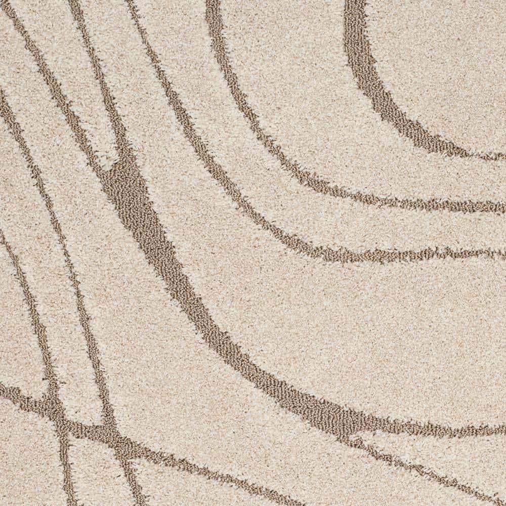 Florida Shag SG471 Power Loomed Indoor Area Rug - Cream/Beige - 8'x10' - Safavieh