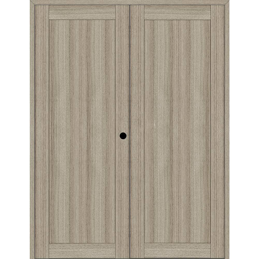 Belldinni 1 Panel Shaker Manufactured Wood Paneled Double Swing Interior Door
