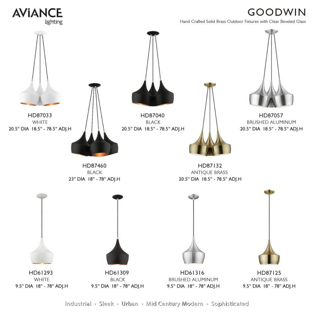 Schultz Single Light Metal Dimmable Pendant