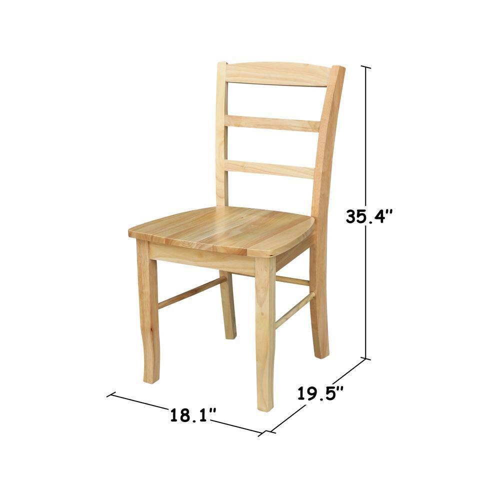 Set of 2 Madrid Ladderback Chairs - International Concepts