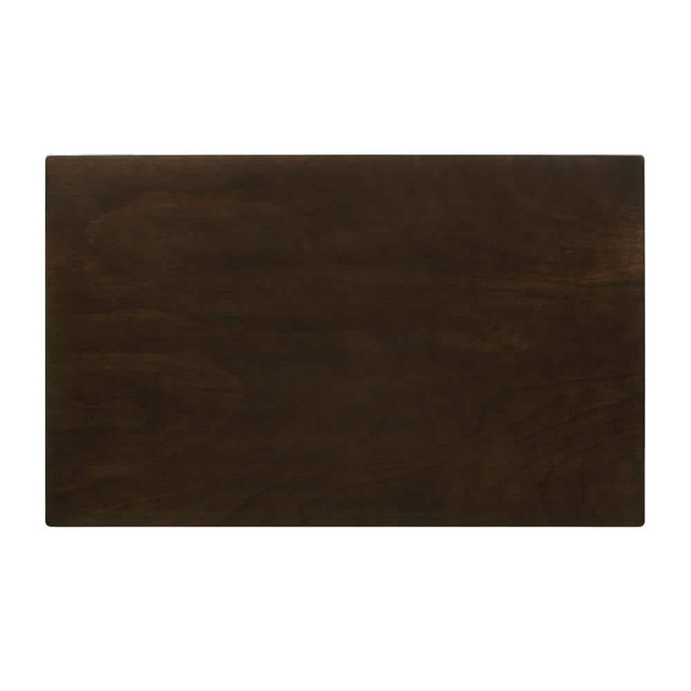 Monarch Specialties Guillen 5-piece Dining Set with Bench Cappuccino and Dark Brown