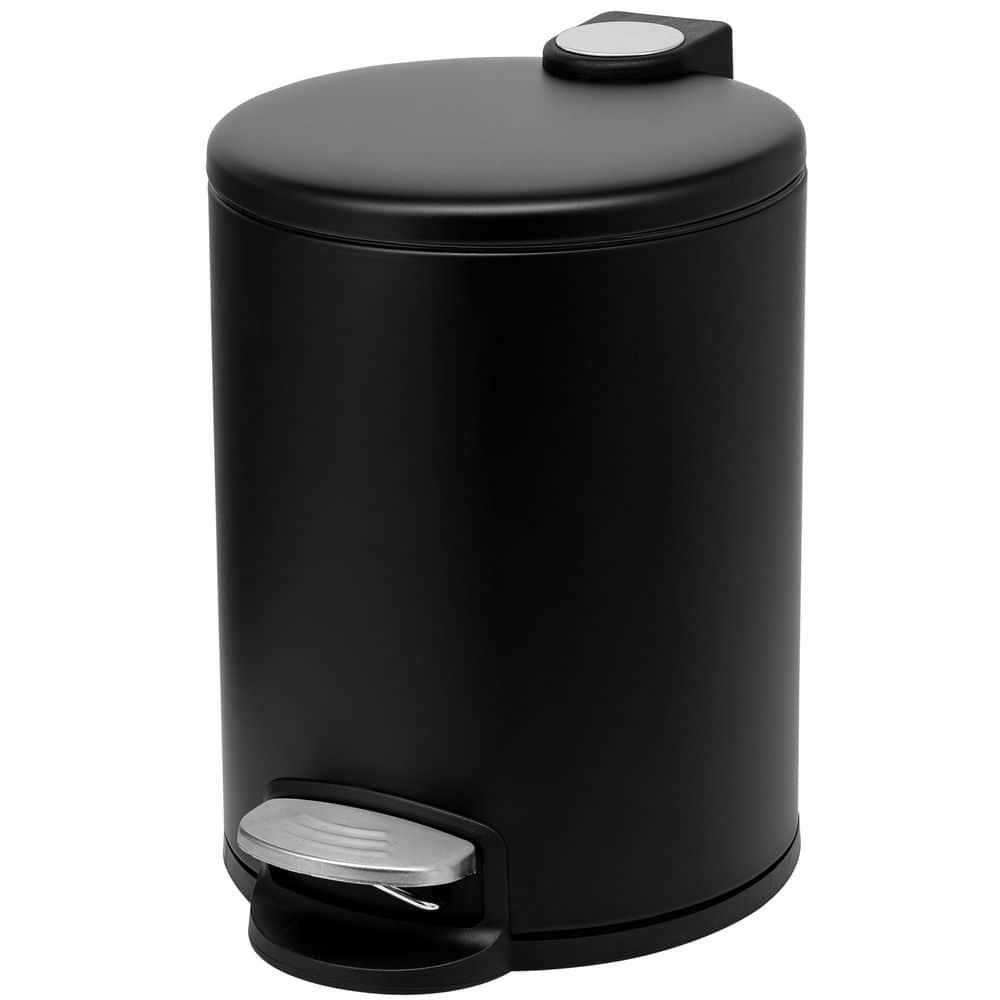 Evideco Mel Metal Step On Kitchen Trash Can - 1.3 Gallons
