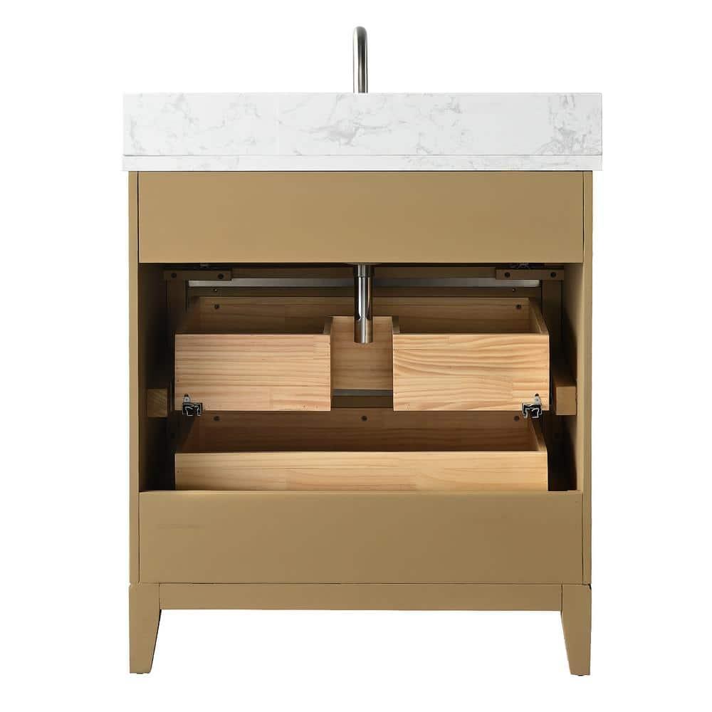 30 Single Bathroom Vanity with Top
