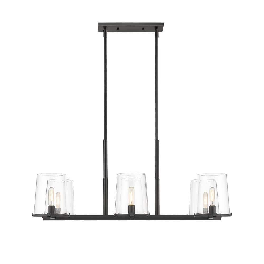 Z-Lite Callista 6 - Light Chandelier in  Matte Black