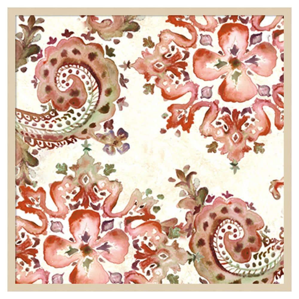 Amanti Art 33"x33" Artisan Medallion Pattern II by Tre Sorelle Studios Wood Framed Wall Art Print