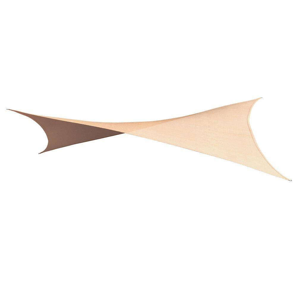 Pure Garden Sun Shade Canopy - 10x13ft Curved Rectangle Sun Shade Sail with UV Protection - Sun Shades Outdoor Patio or Pool Canopy - Sunshades for Patio, Yard, Deck or Outdoor Activities by Pure Garden