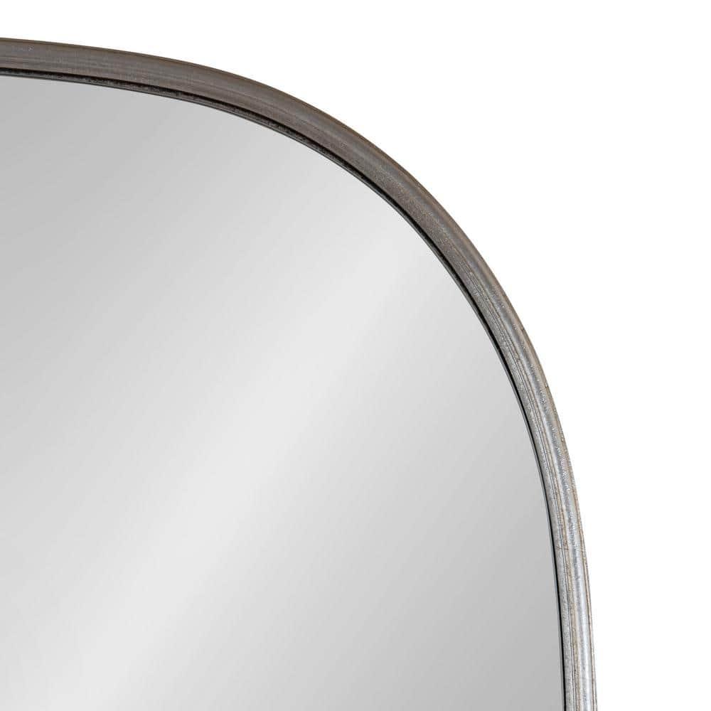 24" x 36" Caskill Irregular Wall Mirror Silver - Kate & Laurel All Things Decor