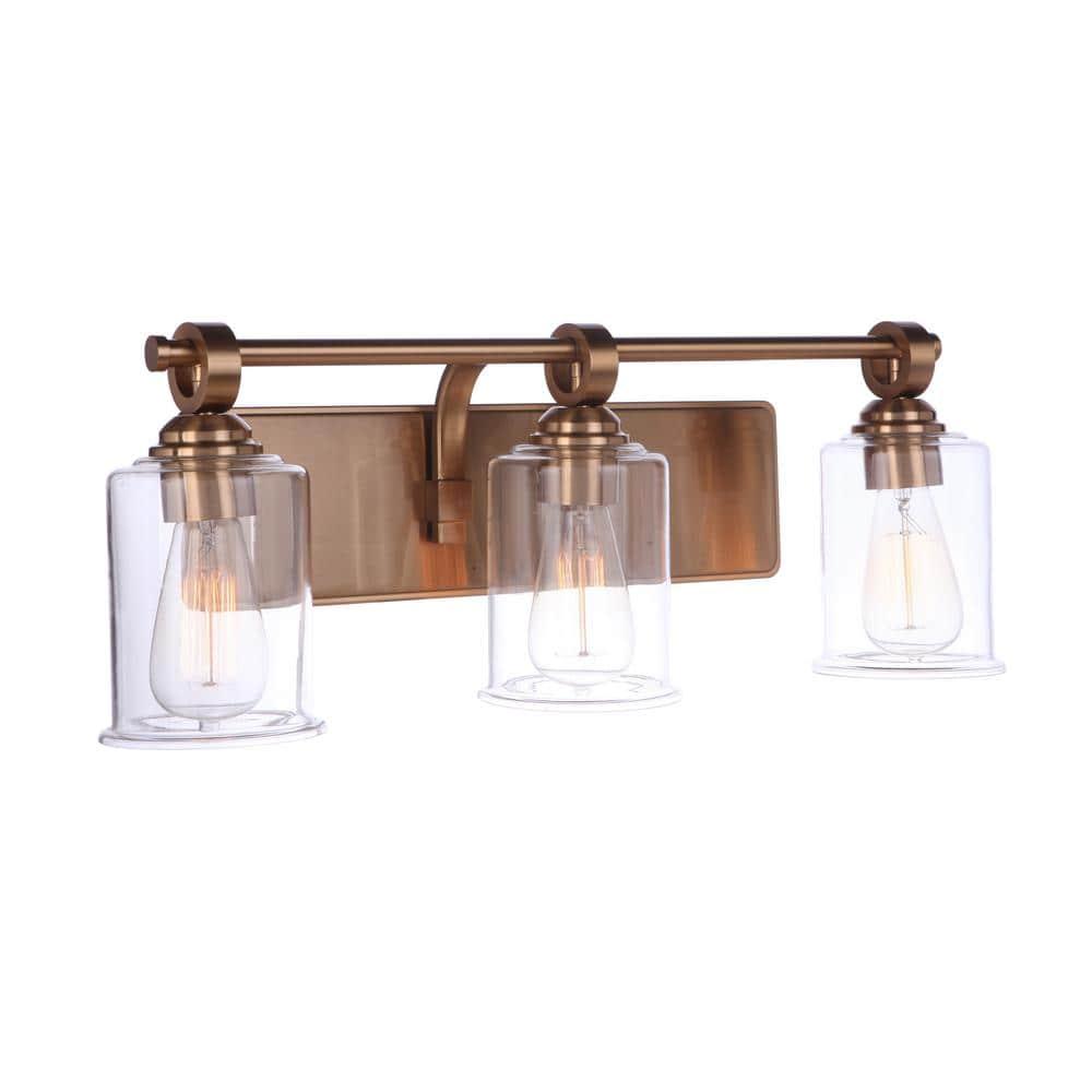 Craftmade Lighting Romero 3 - Light Vanity in  Satin Brass