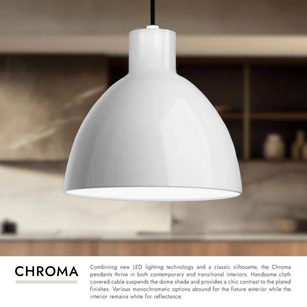 1 - Light Black LED Single Pendant