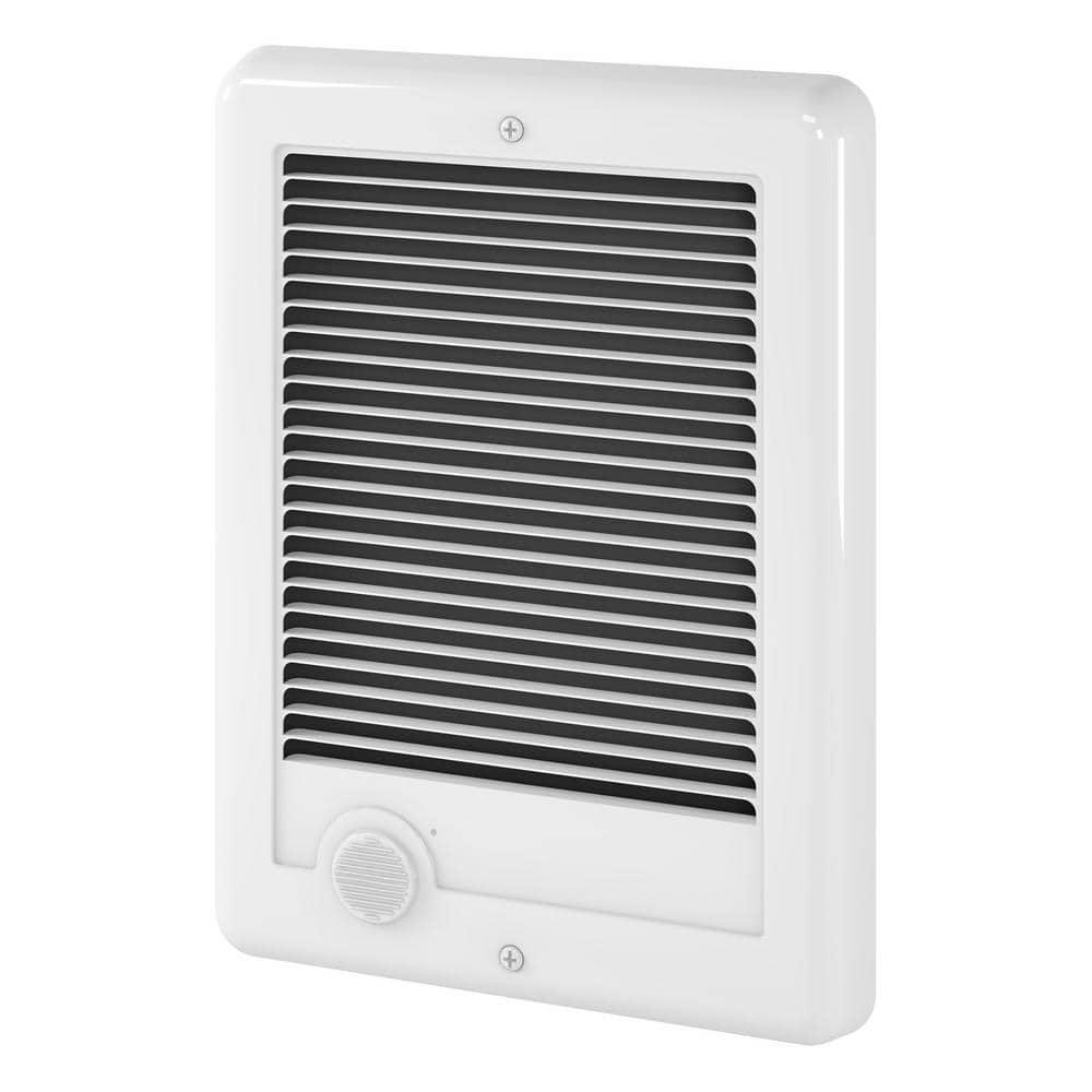 White 1500W Electric Wall Heater with Thermostat and Automatic Shut-off