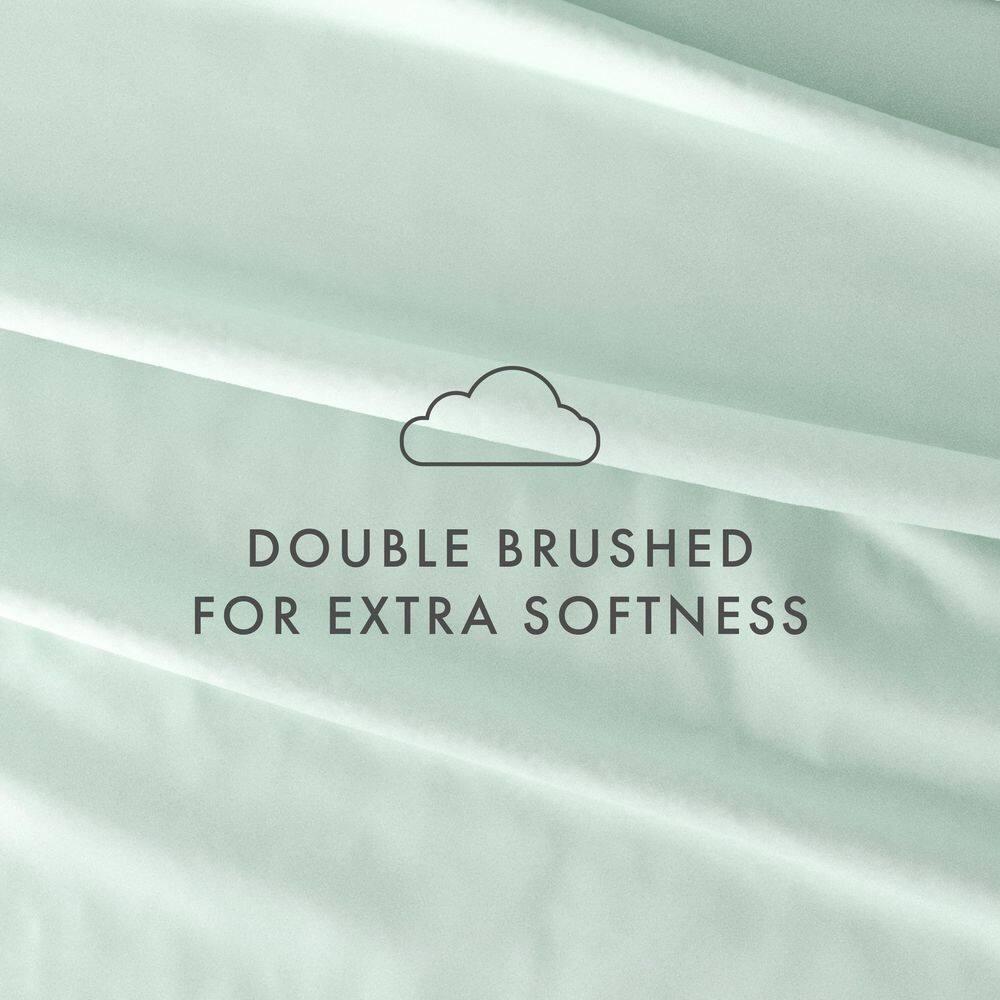 Mint Solid Deep Pocket Twin Microfiber Sheet Set