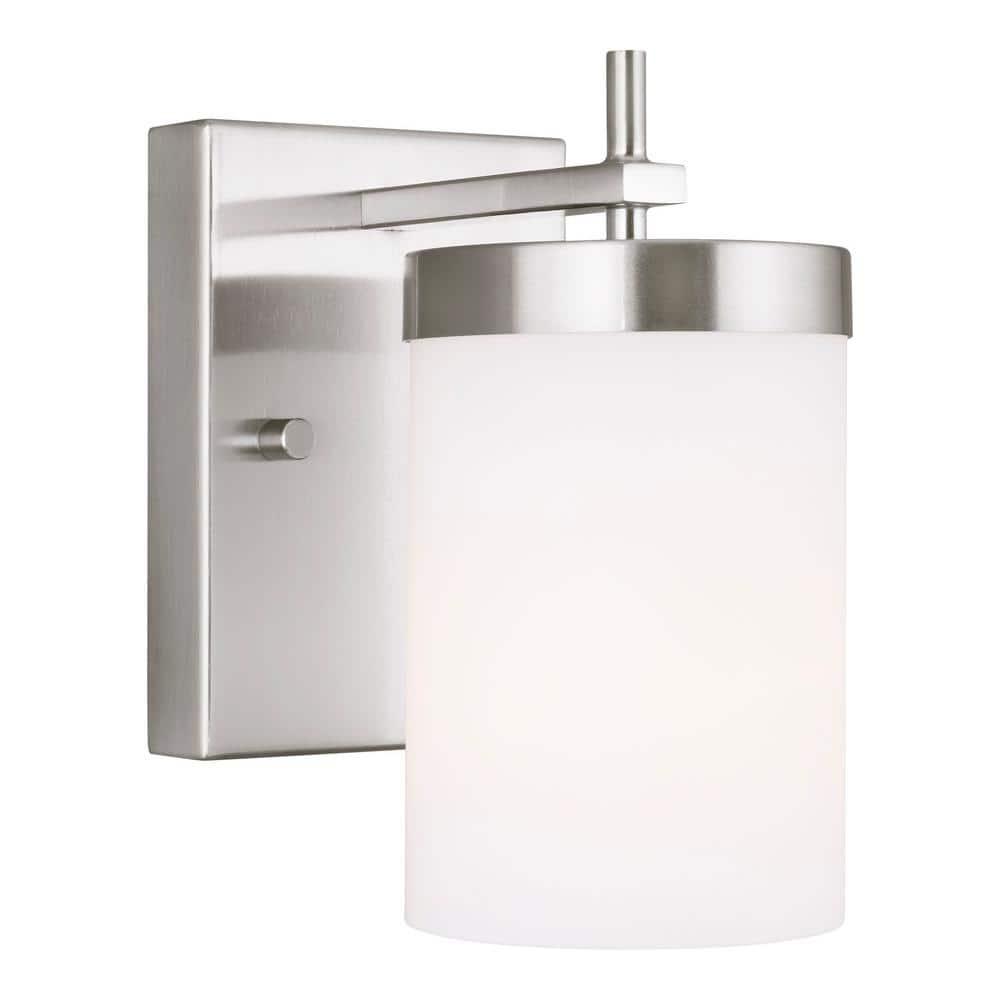 4190301EN3-962 One Light Wall/Bath Sconce, Brushed Nickel