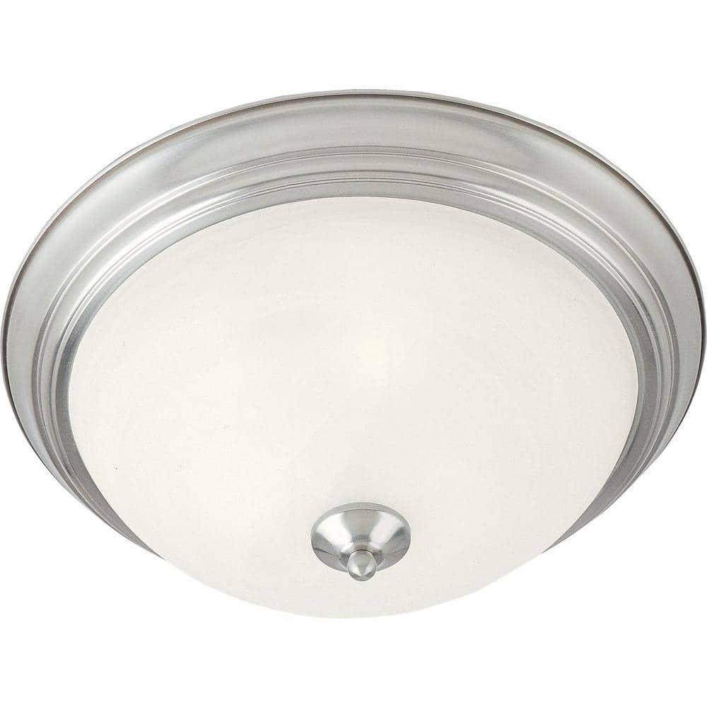 Maxim Lighting Essentials - 584x 2 - Light Flush Mount in  Satin Nickel