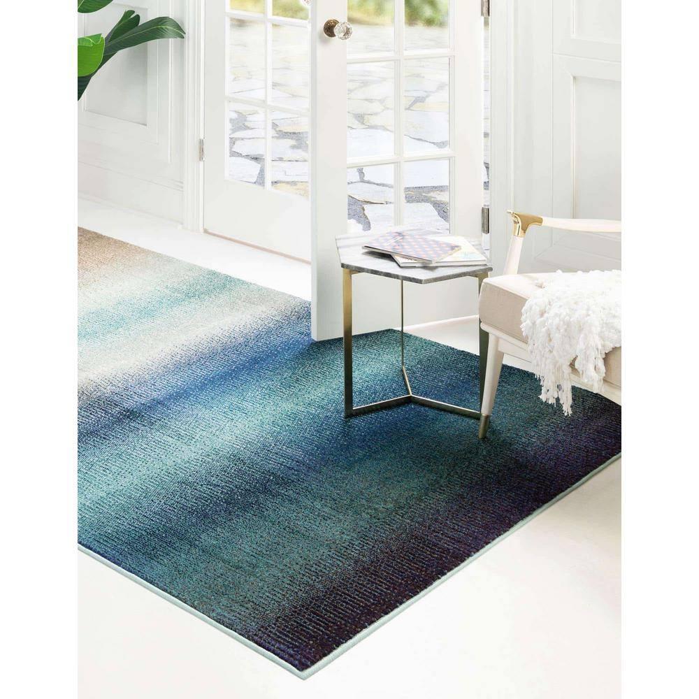 Unique Loom 3' 3 x 5' 3 Blue Estrella Azura Area Rug