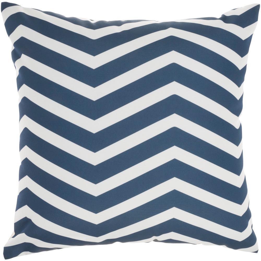 Mina Victory ALH05-020020 Floral Reversible Throw Pillow
