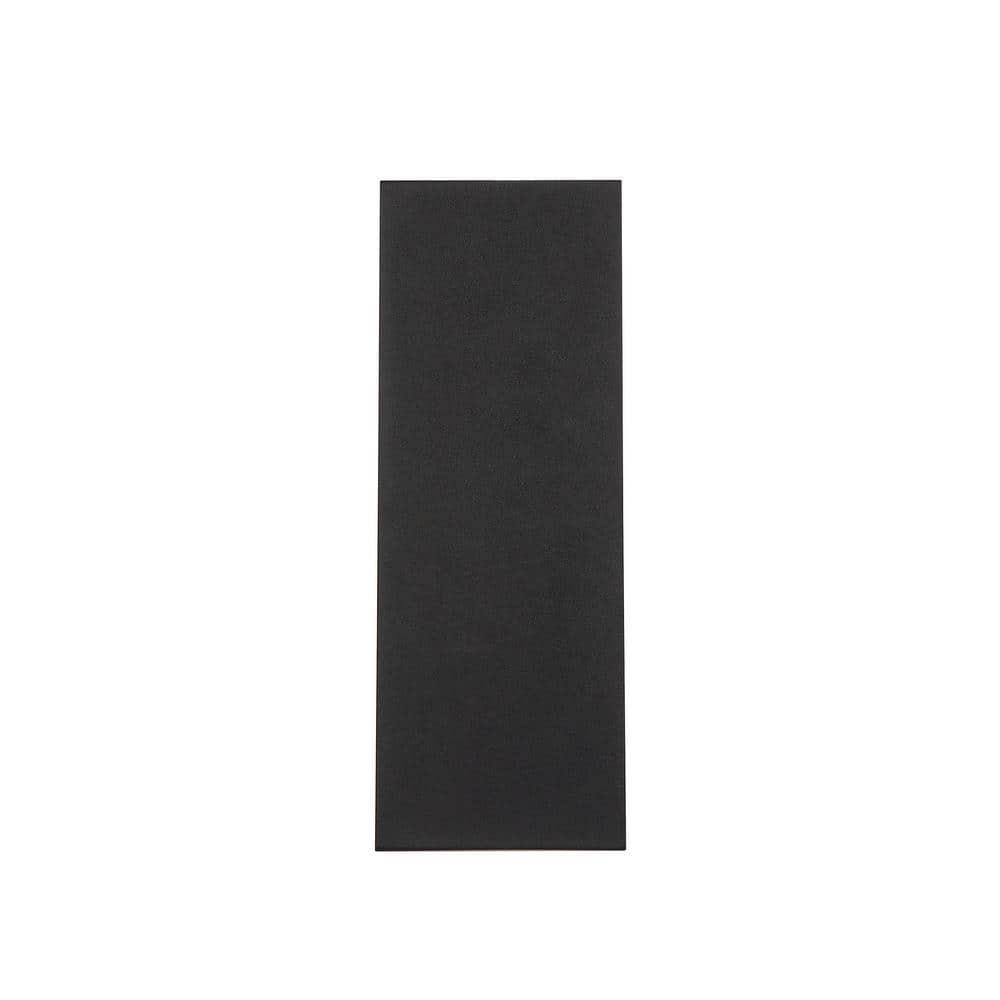 WAC Lighting Icon 14" 2-Light Aluminum Indoor and Outdoor Wall Light in Black