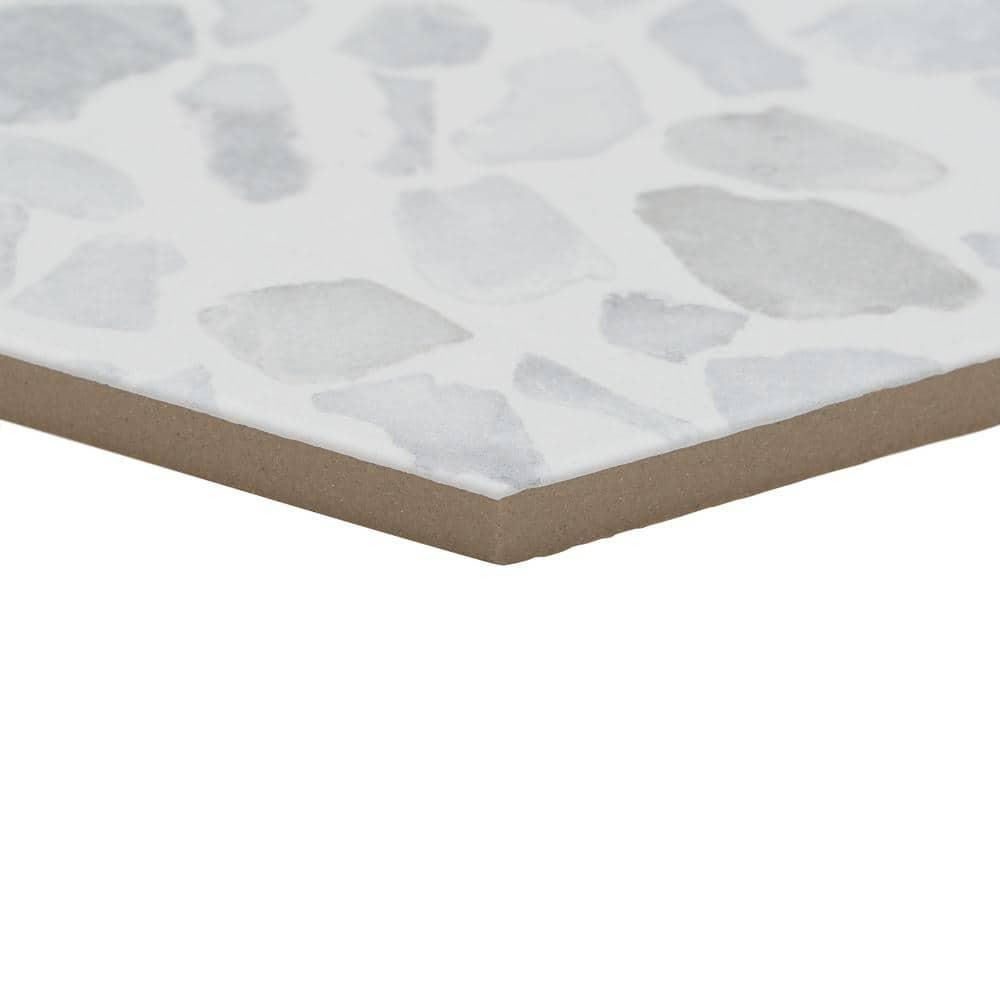 Jurassic Hex 9" Terrazzo Look Porcelain Floor & Wall Tile (8.07 Sq. Ft. / Case)
