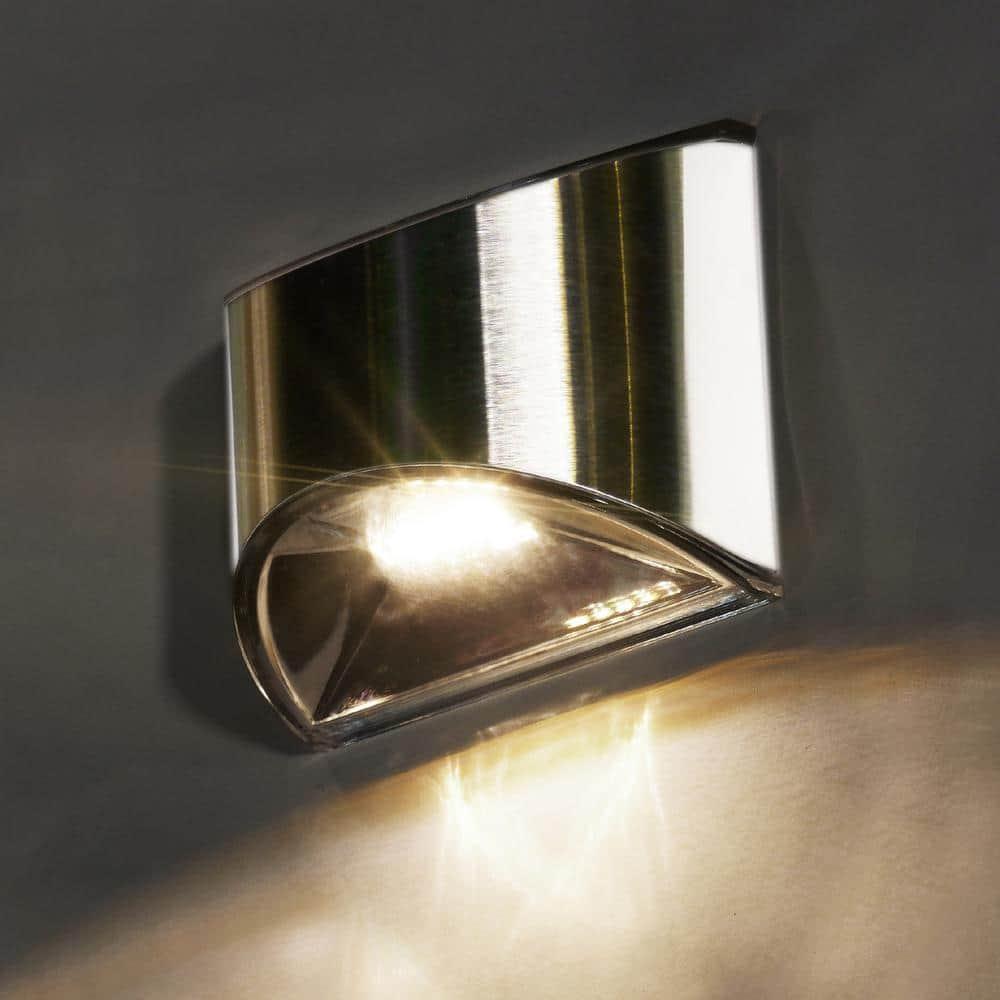 Classy Caps Stainless Steel Solar Powered Integrated LED Metal Deck Light & Reviews | Wayfair
