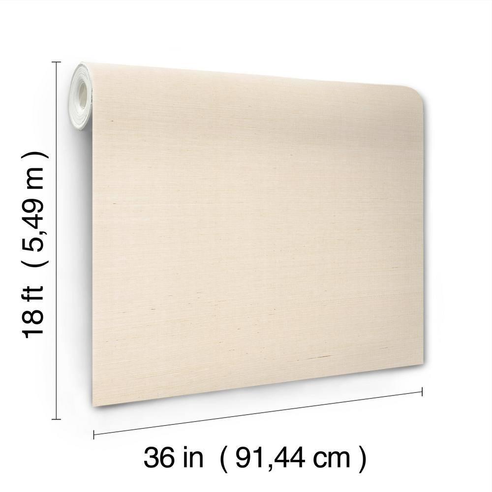 Birch Lane™ Weatherhill Natural Sisal Peel and Stick Grasscloth Wallpaper