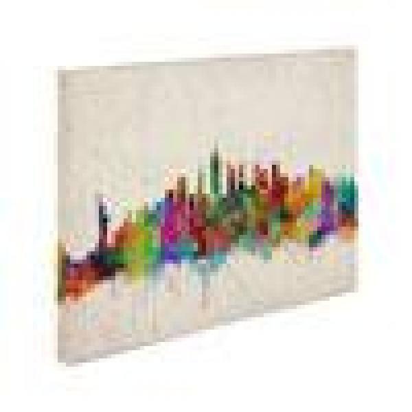 Trademark Art 'New York Skyline' Canvas Art by Michael Tompsett