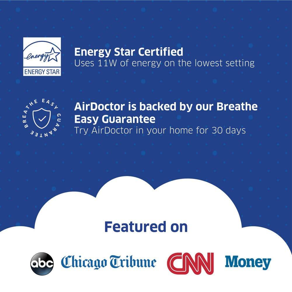 AirDoctor 3500 UltraHEPA Air Purifier, White
