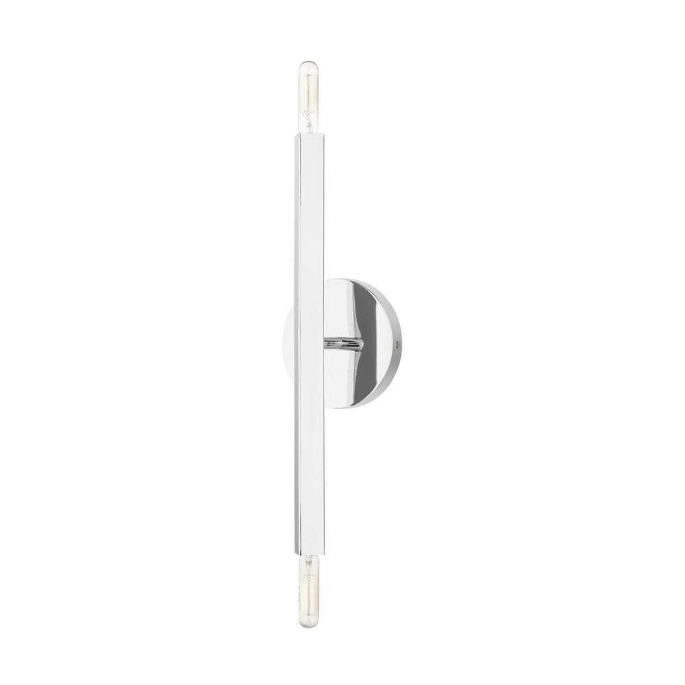 Livex Lighting Moco 2 - Light Wall Light in  Polished Chrome