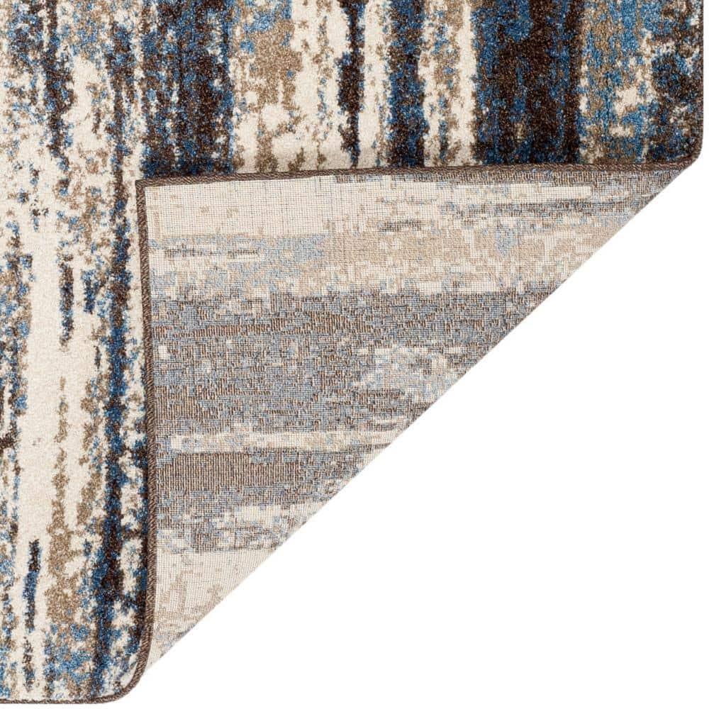 Retro RET2138 Power Loomed Indoor Runner Rug - Cream/Blue - 2'3"x13' - Safavieh.