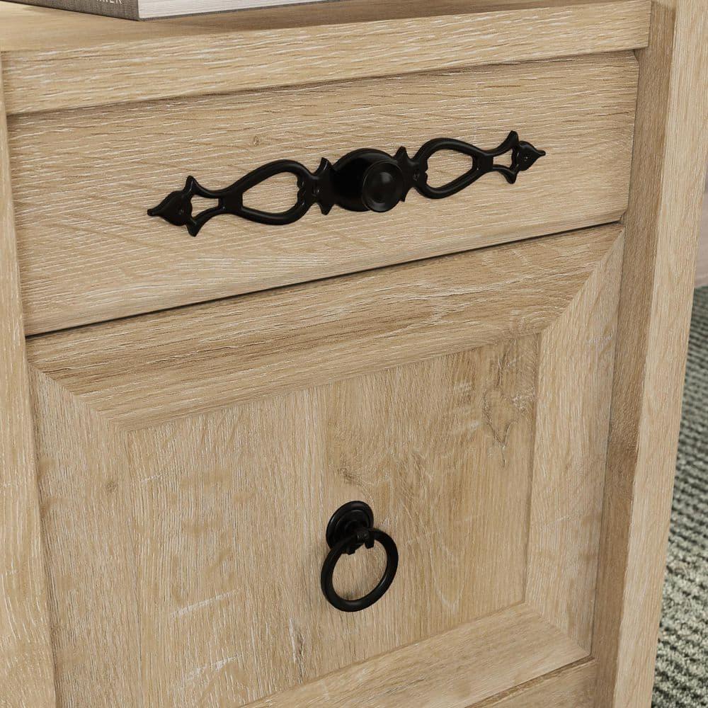 Adaline Cafe Classic Executive Computer Desk, Orchard Oak Finish