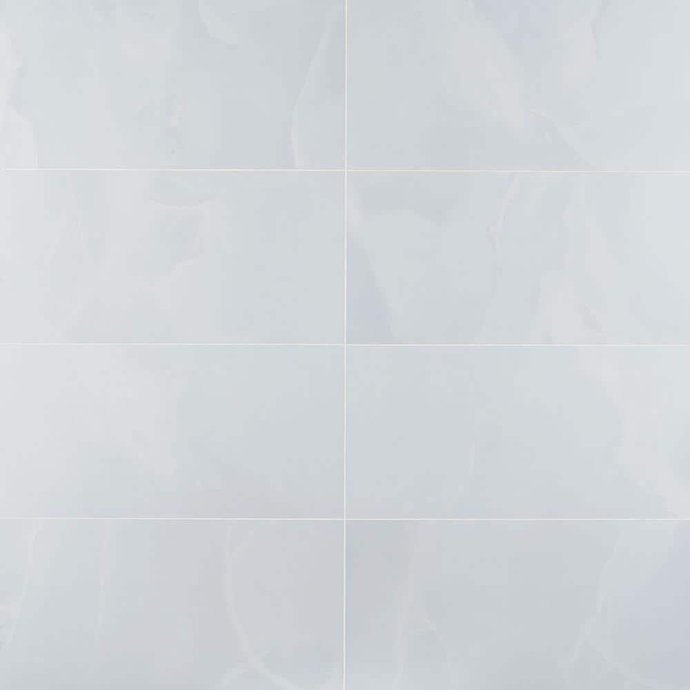 Bond Tile 12" x 24" Polished Marble Look Porcelain Floor and Wall Tile