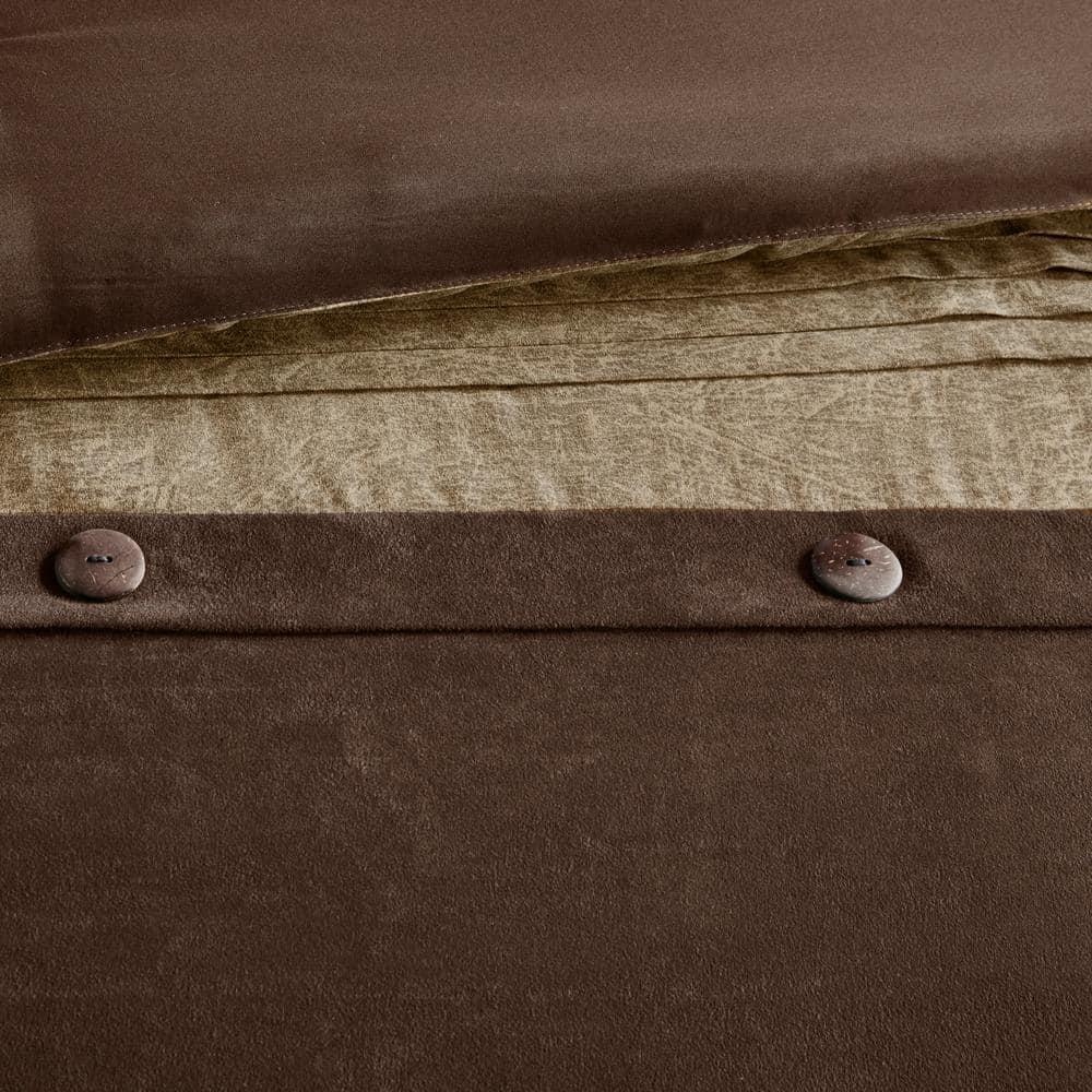 Madison Park Boone 7 Piece Faux Suede Comforter Set