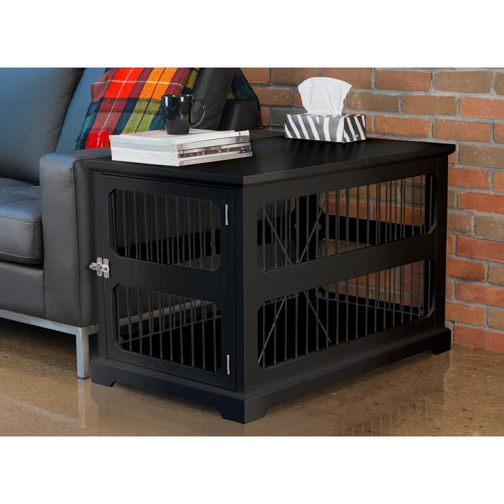Zoovilla PTH0651721710 Slide Aside Crate & End Table, Black - Medium