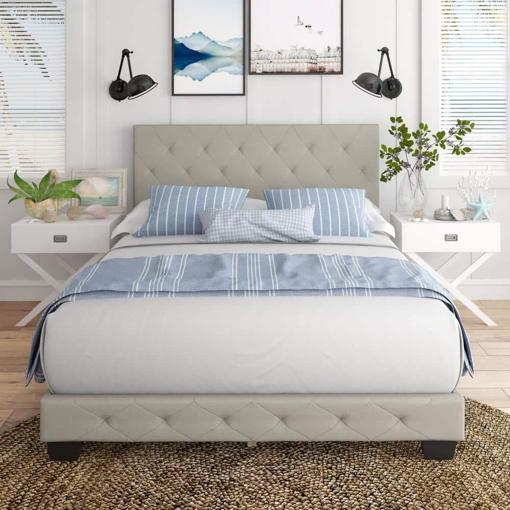 Boyd Sleep CHES962EK Clara Upholstered  Platform  Bed