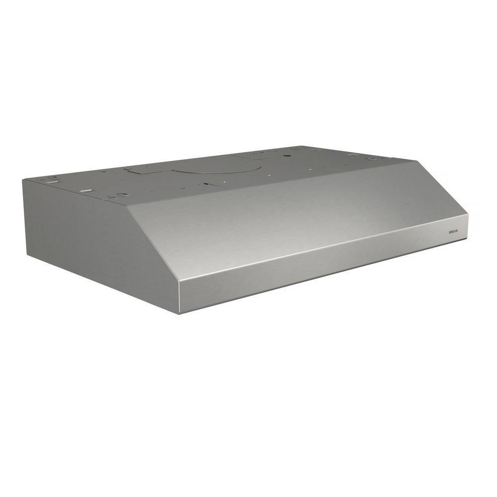 Broan NuTone 30" Stainless Steel 300 CFM Convertible Under Cabinet Range Hood with Mesh Filter