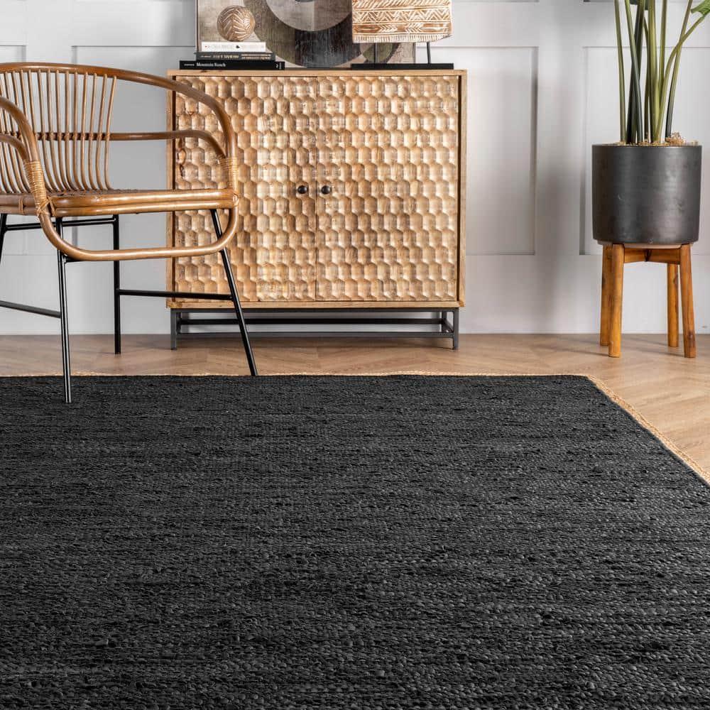 Nuloom Sabby Hand Woven Leather Flatweave Indoor Area Rug 8x10
