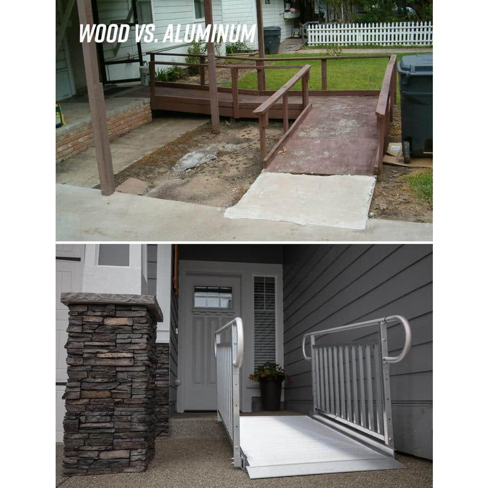 EZ-ACCESS GATEWAY 3G 9 Foot Solid Surface Aluminum Portable Wheelchair Ramp