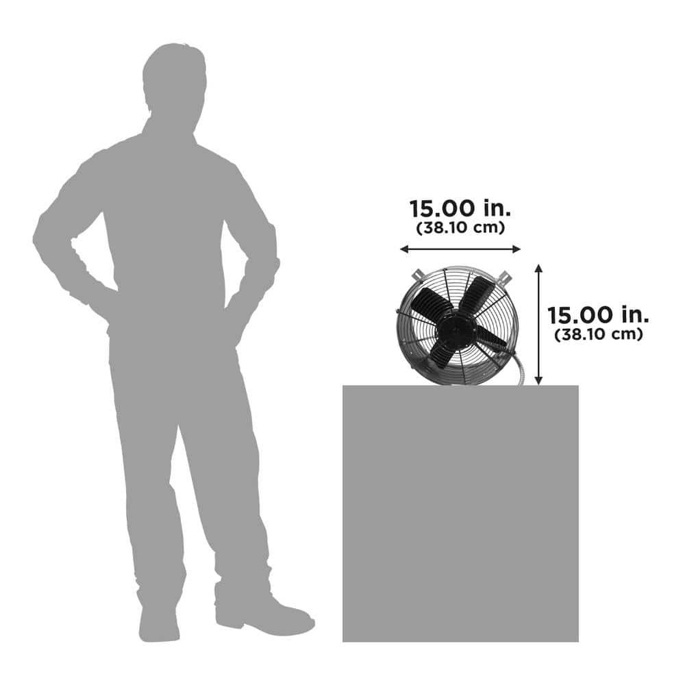 Maxx Air Professional Grade Gable Mount | Power Attic Ventilator, 2.6-Amp 60-Hz Motor and 14-Inch Blade | Quiet Home Attic Fan 1300 CFM | 1,850 SQ. FT. (Red)