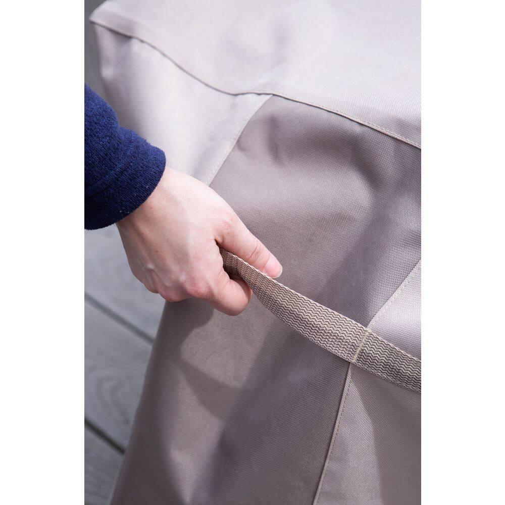 Modern Leisure Modern Leisure Monterey Patio Swivel Lounge Chair Cover, 2-Pack, 37.5"L x 39.25"W x 38.5"H, Beige (Set of 2)