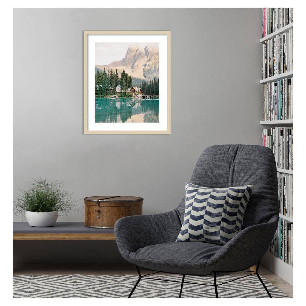 Amanti Art 21"x25" Lodge Reflection by Justine Milton Wood Framed Wall Art Print