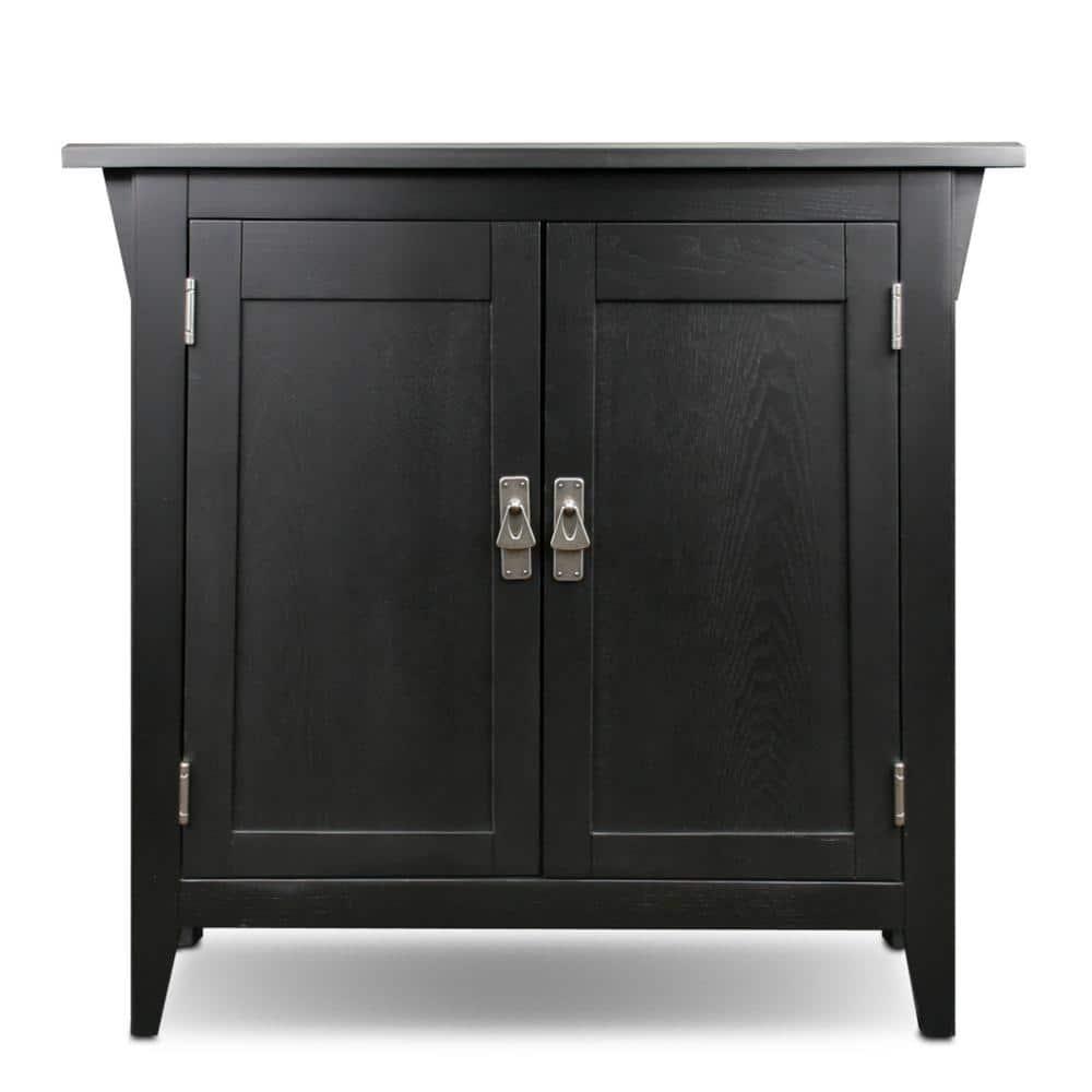 Mission Solid + Manufactured Wood Foyer Hall Cabinet Stand
