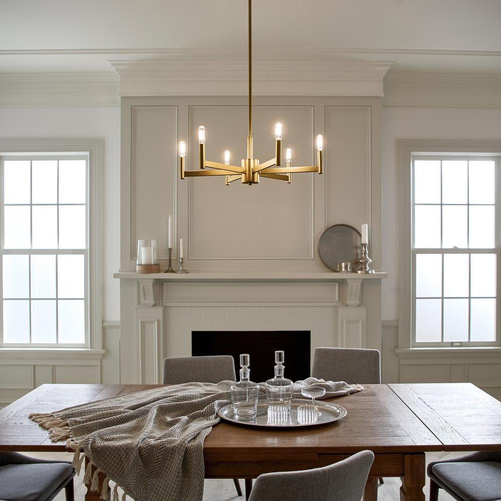 Tuscany 8 Light Metal Dimmable Chandelier