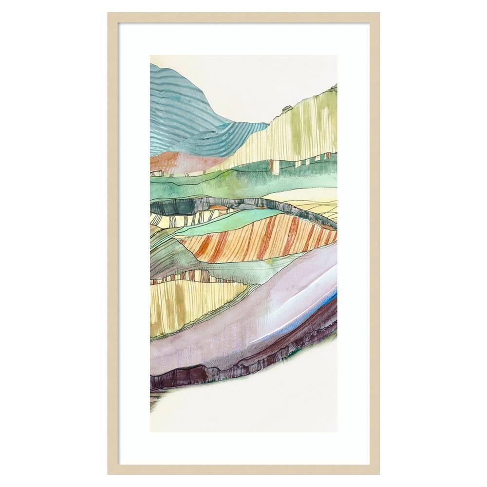 Amanti Art 24"x41" Movements by Jacob Q Wood Framed Wall Art Print